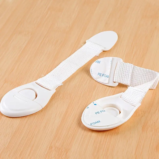 2pcs Multifunctional Baby Safety Lock and Strap Set