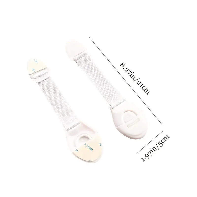 2pcs Multifunctional Baby Safety Lock and Strap Set