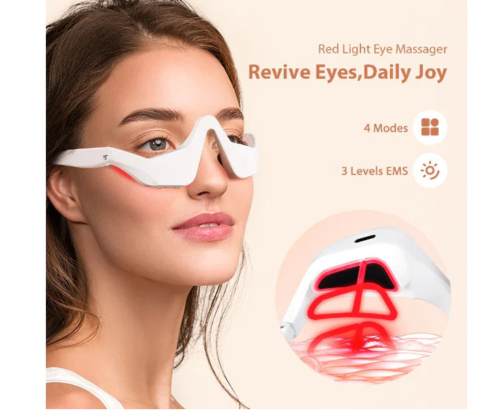 EMS Eye Care Device with Microcurrent and Red Light